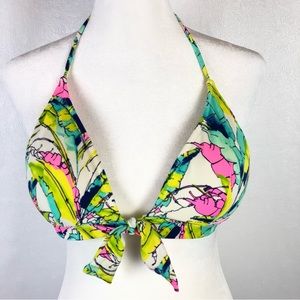 Victoria’s Secret Triangle Bikini top 2013 catalog size medium multicolor.